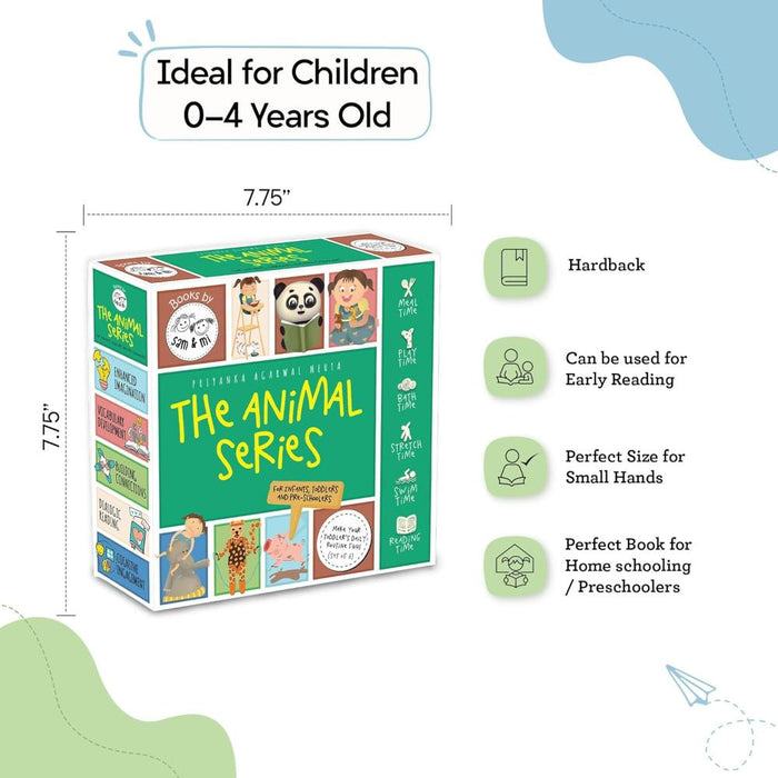 The Animal Series (Set Of 6 Books)-Picture Book-Sam And Mi-Toycra