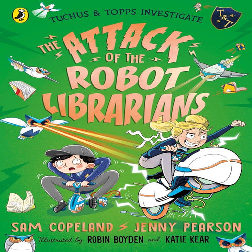 The Attack Of The Robot Librarians-Story Books-Prh-Toycra