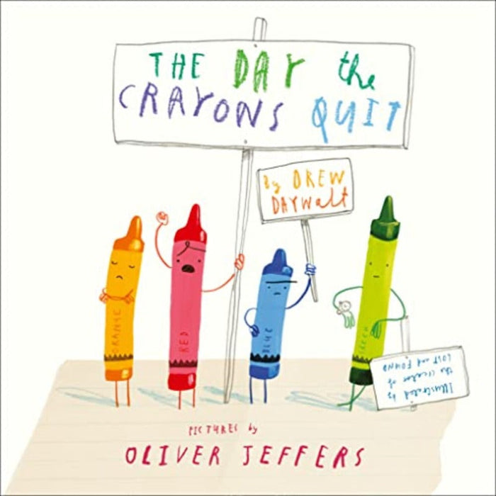 The Day The Crayons Quit By Oliver Jeffers-Board Book-Hc-Toycra