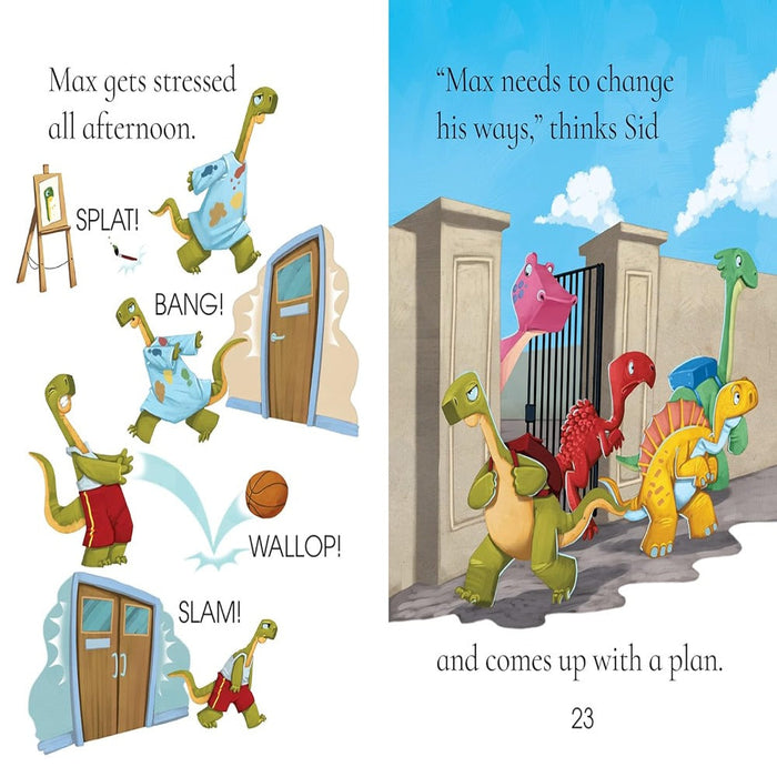 The Dinosaur Who Slammed The Door-Board Book-Usb-Toycra