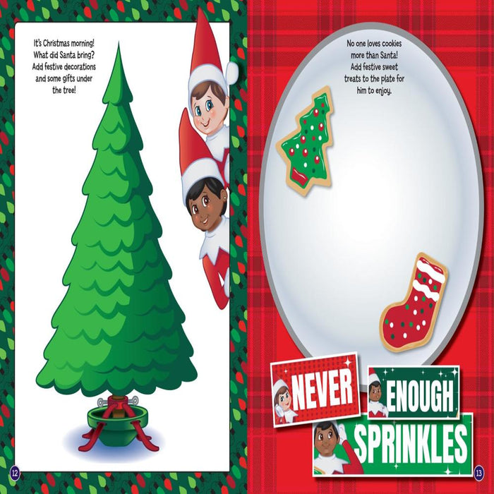 The Elf On The Shelf Christmas Sticker Book-Sticker Book-Hc-Toycra