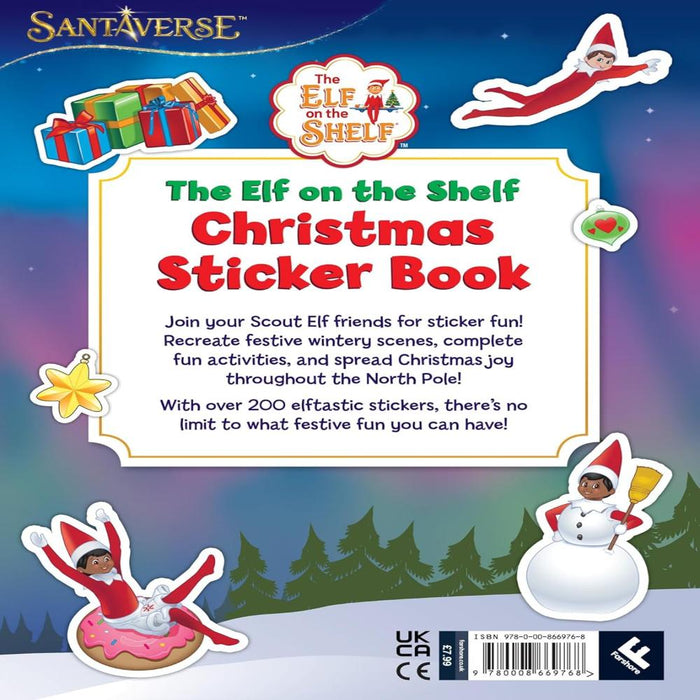 The Elf On The Shelf Christmas Sticker Book-Sticker Book-Hc-Toycra