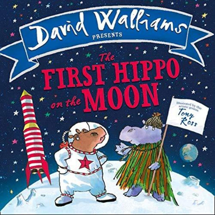 The First Hippo on the Moon-Board Book-Hc-Toycra