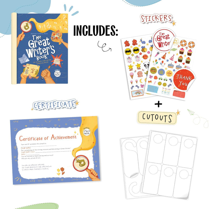 The Great Writer's Book-Activity Books-Sam And Mi-Toycra