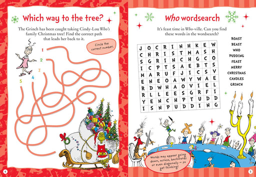 The Grinch Christmas Activity Book