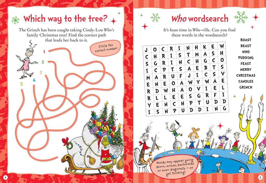 The Grinch Christmas Activity Book-Activity Books-Hc-Toycra