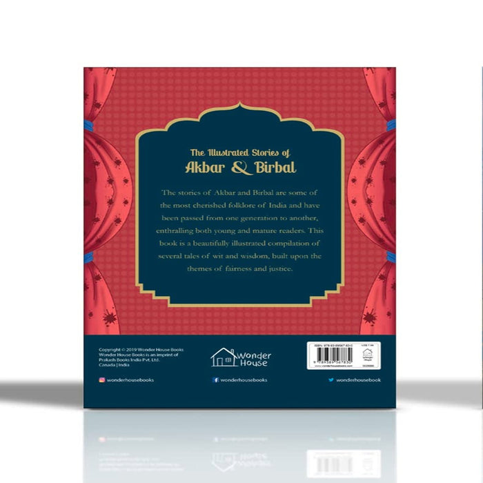 The Illustrated Stories Of Akbar And Birbal-Story Books-WH-Toycra