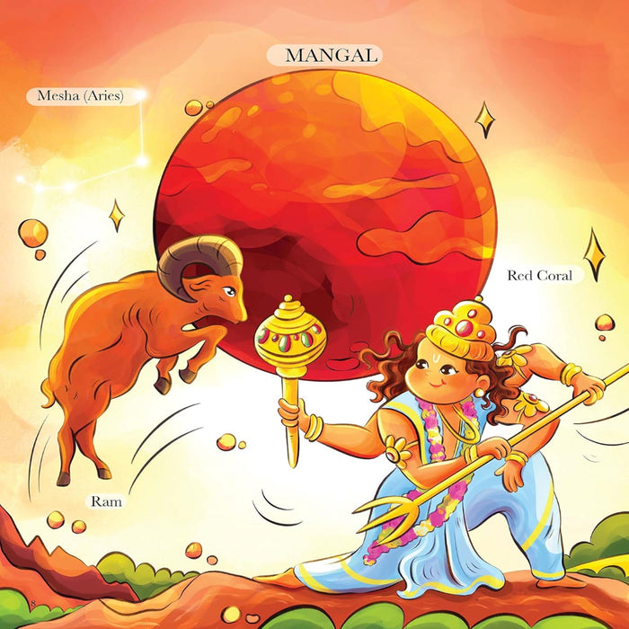 The Navagrahas Nine Celestial Bodies-Mythology Book-Ok-Toycra