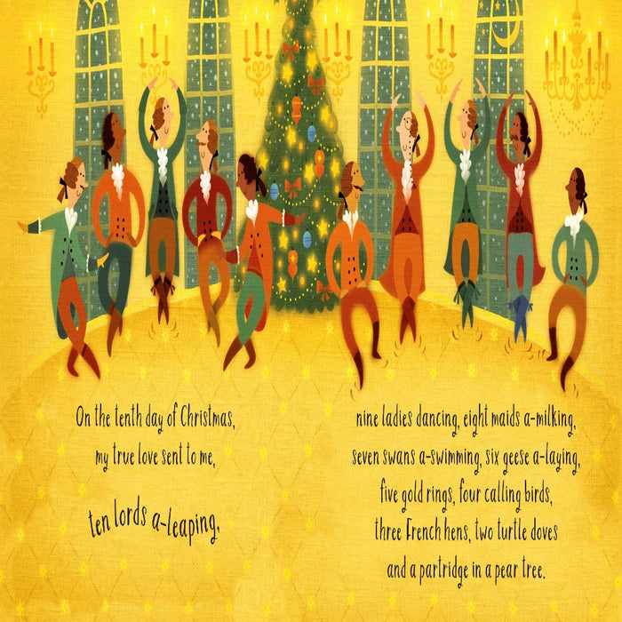 The Twelve Days Of Christmas-Board Book-Usb-Toycra