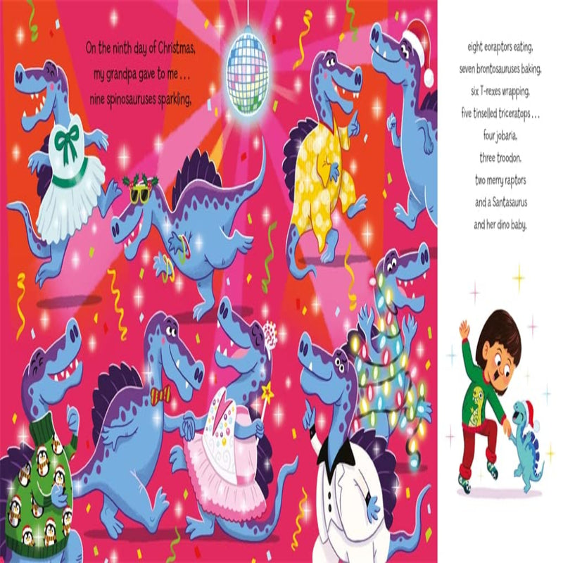 The Twelve Dinosaurs Of Christmas