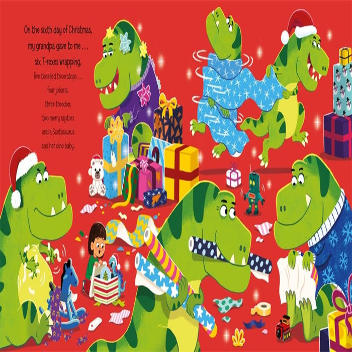 The Twelve Dinosaurs Of Christmas-Picture Book-Hi-Toycra