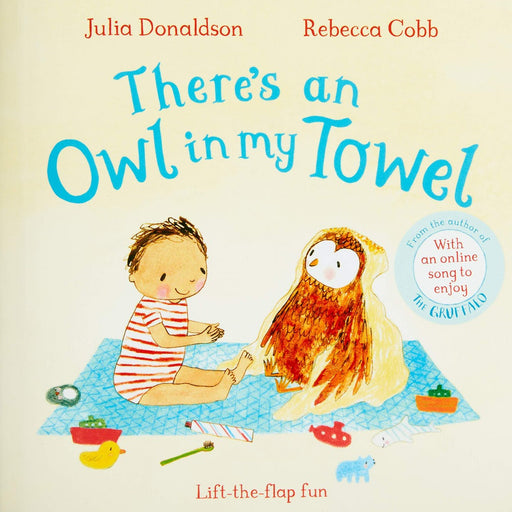 There's An Owl In My Towel-Board Book-Pan-Toycra