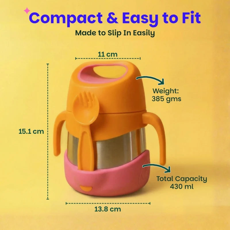 Basil ThermoTot Insulated Food Jar