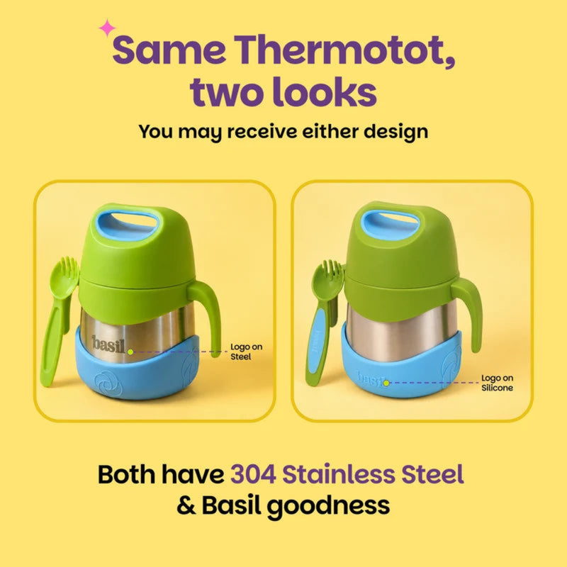 Basil ThermoTot Insulated Food Jar