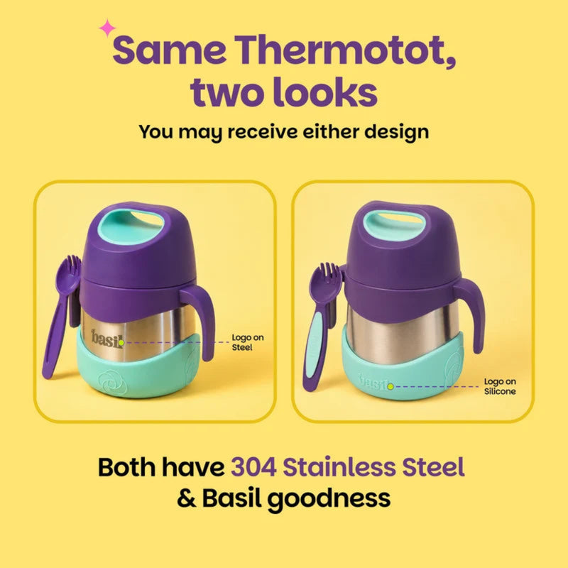 Basil ThermoTot Insulated Food Jar
