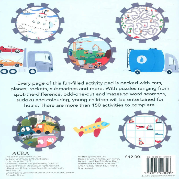 Things That Go Fun Activities-Activity Books-RBC-Toycra