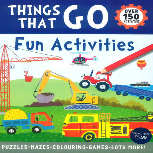 Things That Go Fun Activities-Activity Books-RBC-Toycra