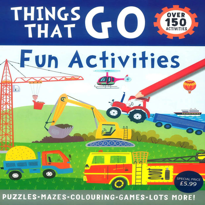 Things That Go Fun Activities-Activity Books-RBC-Toycra