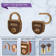 Thinker Place Lock & Key Mechanism