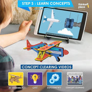 ThinkerPlace Build Your Own Fighter Plane Toy For Kids