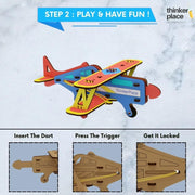 ThinkerPlace Build Your Own Fighter Plane Toy For Kids