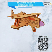 ThinkerPlace Build Your Own Fighter Plane Toy For Kids