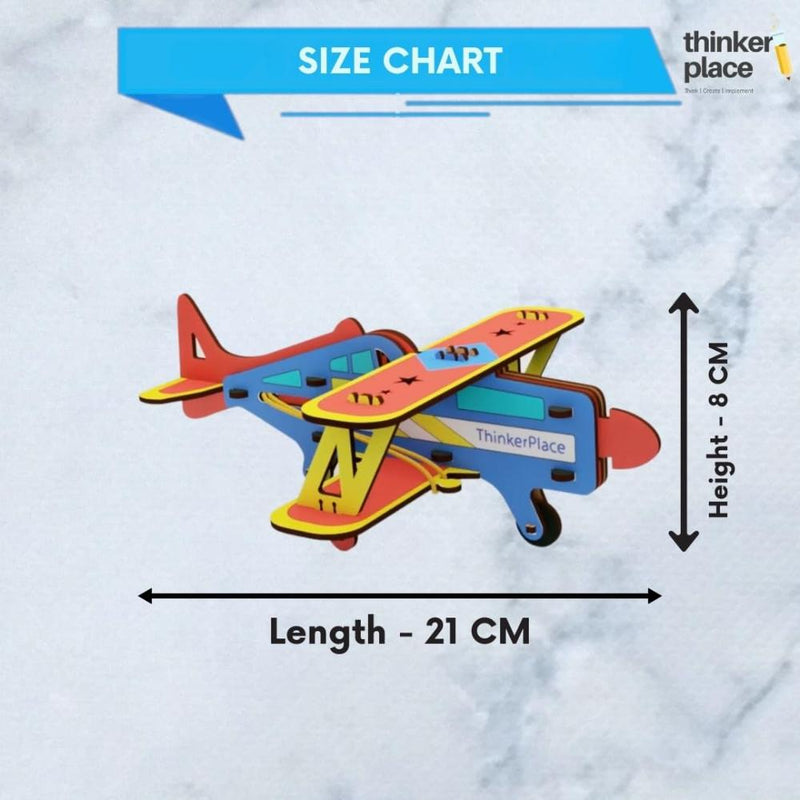 ThinkerPlace Build Your Own Fighter Plane Toy For Kids