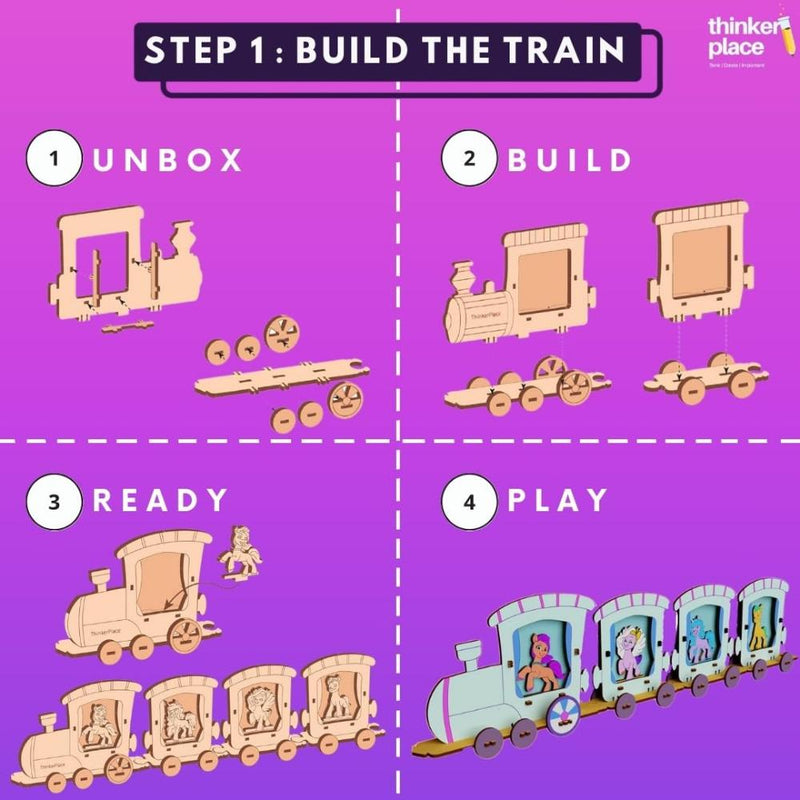 ThinkerPlace My Little Pony Magical Mini Train Photo Frame