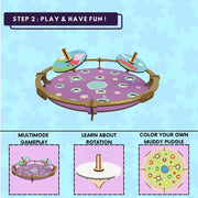 ThinkerPlace Peppa's Muddy Puddle Spin Tops Game