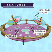ThinkerPlace Peppa's Muddy Puddle Spin Tops Game