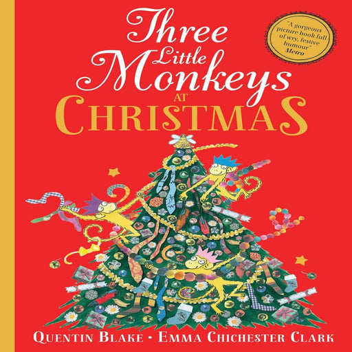 Three Little Monkeys At Christmas-Picture Book-Hc-Toycra