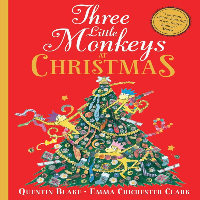 Three Little Monkeys At Christmas-Picture Book-Hc-Toycra