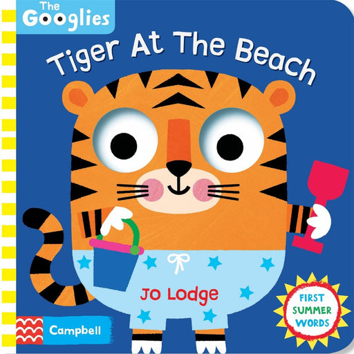 Tiger At The Beach-Board Book-Pan-Toycra