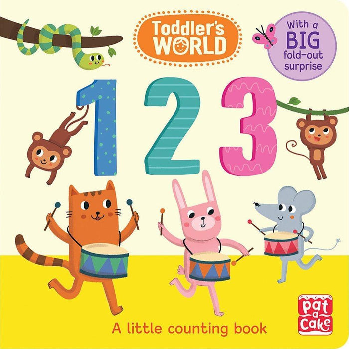 Toddler's World : 123 A little counting book-Board Book-Hi-Toycra