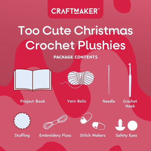 Too Cute Christmas Crochet Plushies-Activity Books-Pp-Toycra