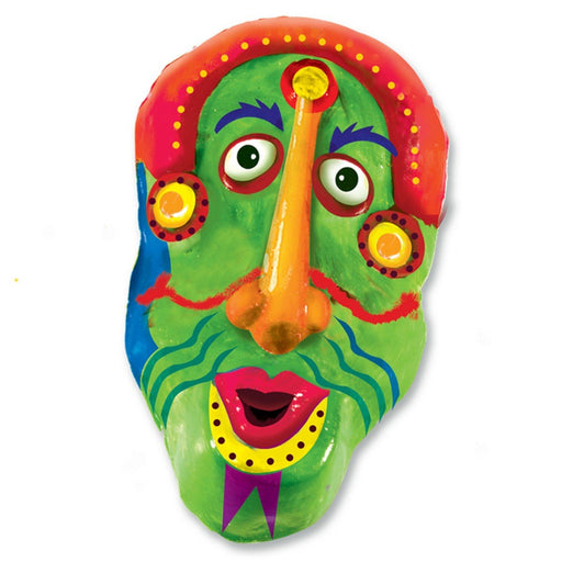 Toy Kraftt Mould & Paint Tribal Masks - Fridge Magnet Making DIY Kit