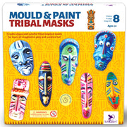 Toy Kraftt Mould & Paint Tribal Masks - Fridge Magnet Making DIY Kit