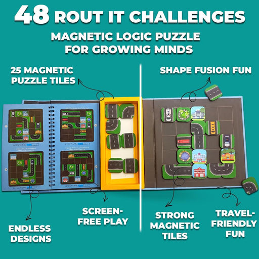 Toy Kraftt Route It Junior Magnetic Puzzle Game
