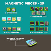 Toy Kraftt Route It Junior Magnetic Puzzle Game