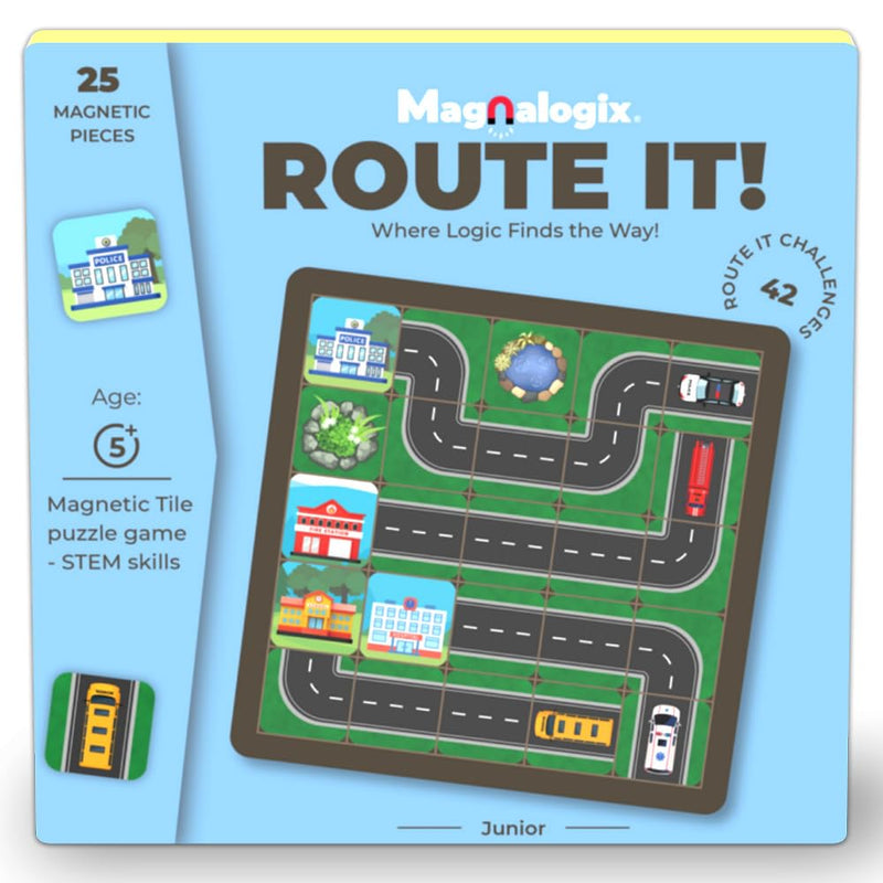 Toy Kraftt Route It Junior Magnetic Puzzle Game