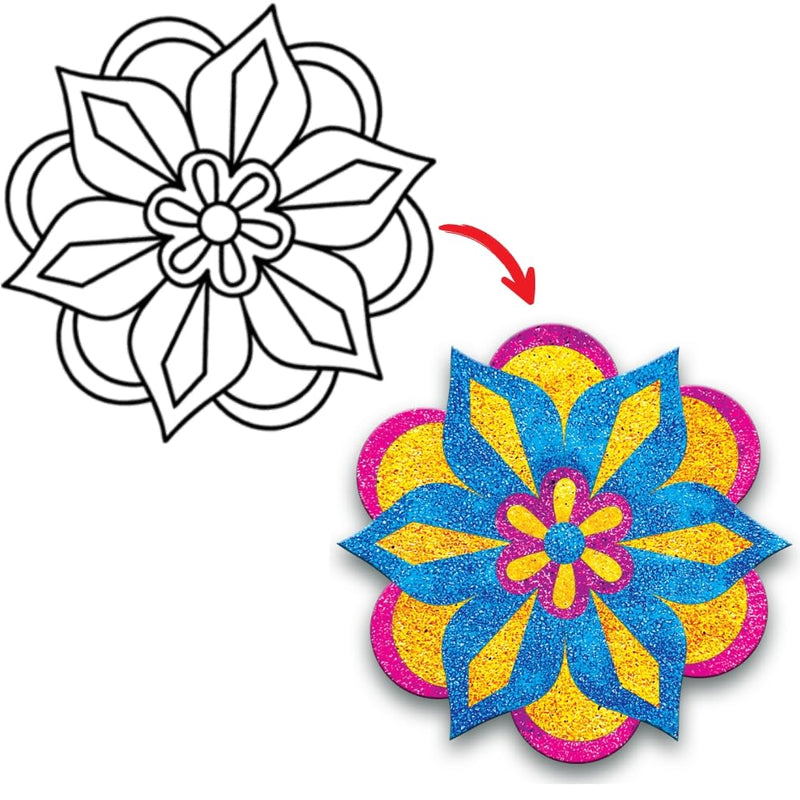Toy Kraftt Sand Art Rangoli Mandalas Art Kit