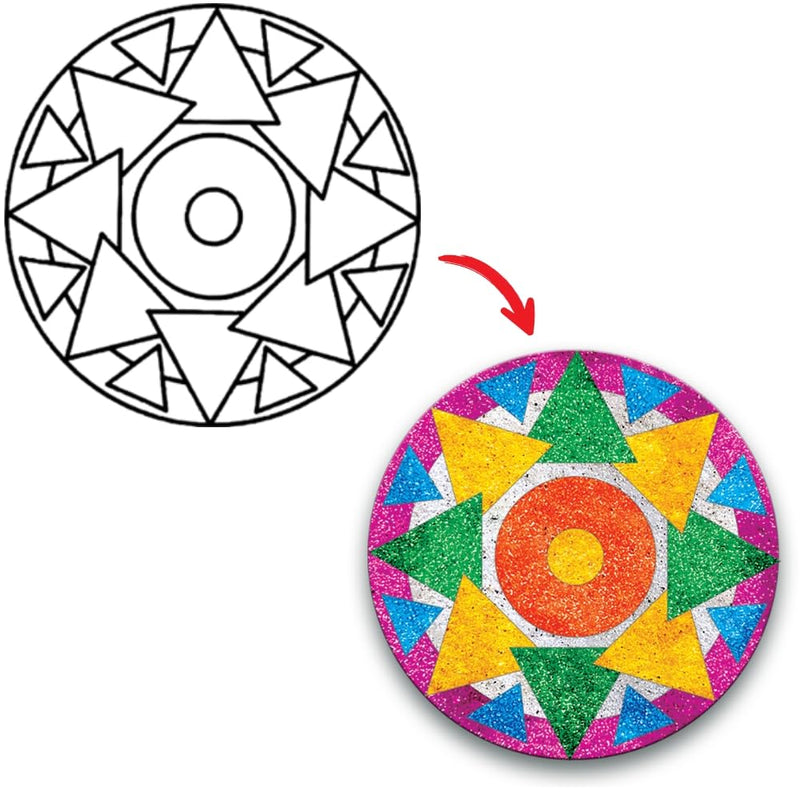 Toy Kraftt Sand Art Rangoli Mandalas Art Kit