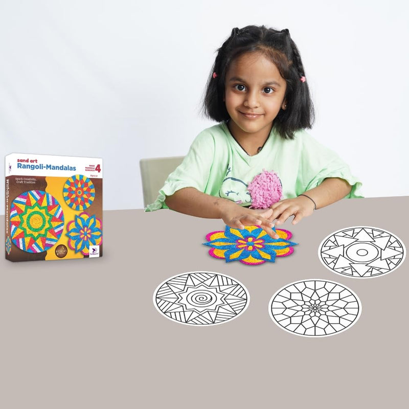 Toy Kraftt Sand Art Rangoli Mandalas Art Kit