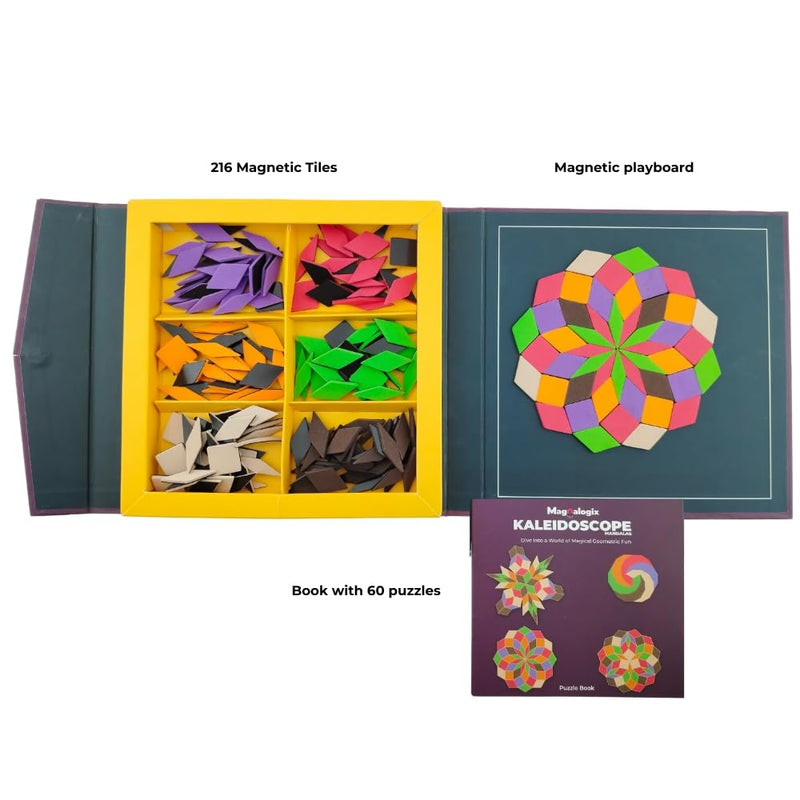 ToyKraft Kaleidoscope Mandalas Magnetic Puzzle Game