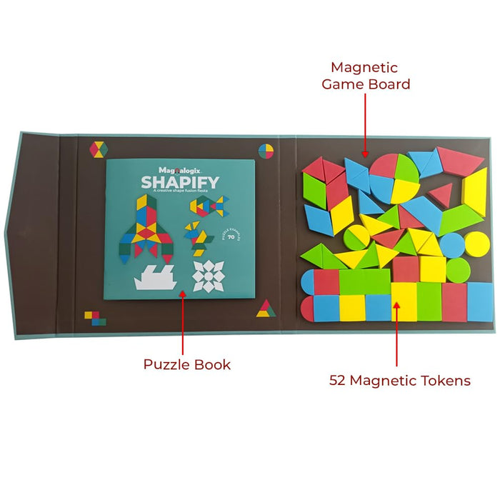 ToyKraft Shapify Magnetic Games-Puzzles-Toykraftt-Toycra