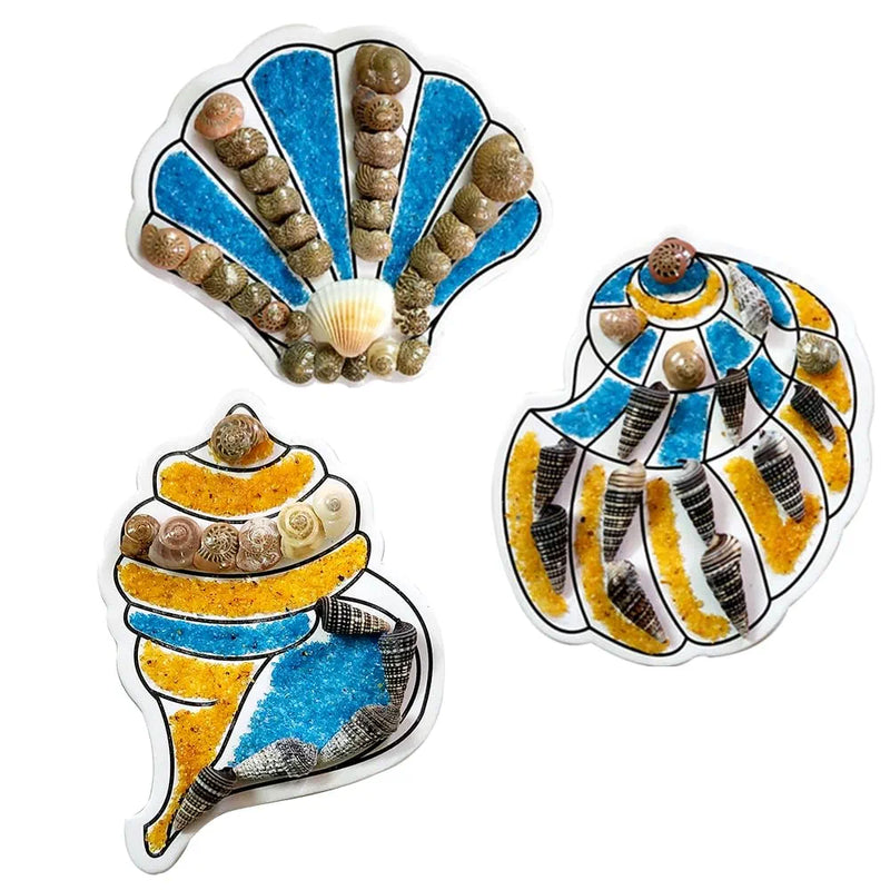 ToyKraftt DIY Seashell Fridge Magnet Making Kit