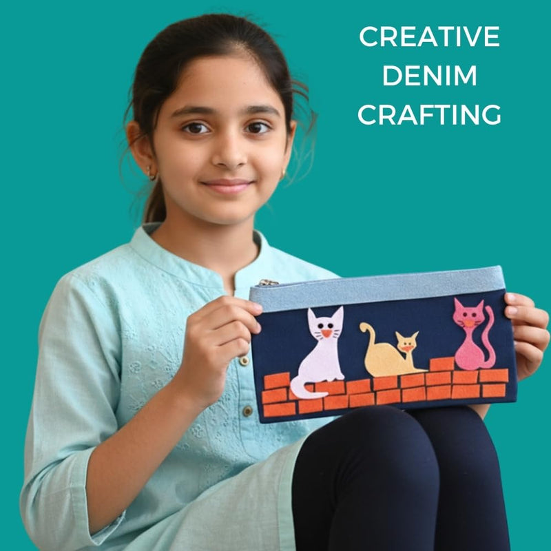 ToyKraftt Denim Dainties Craft Kit