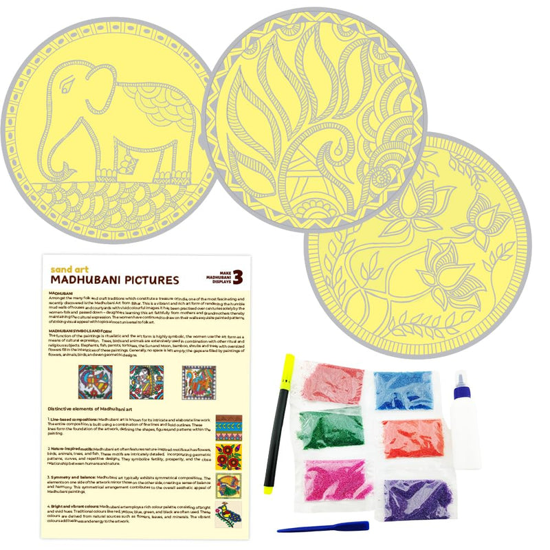 ToyKraftt Madhubani Sand Art Kit