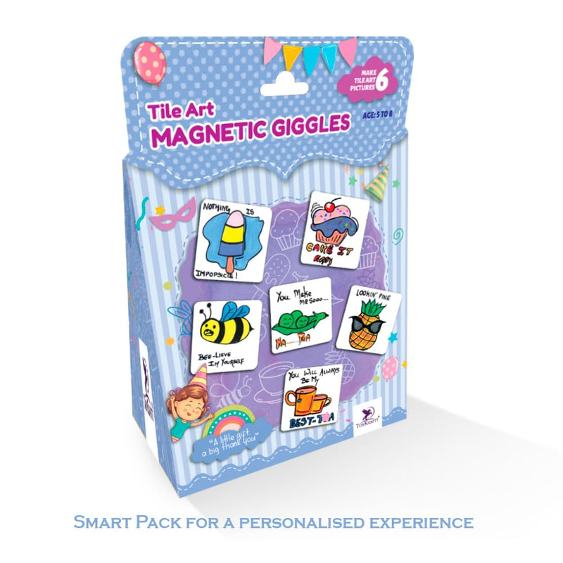 ToyKraftt Tile Art Magnetic Giggles