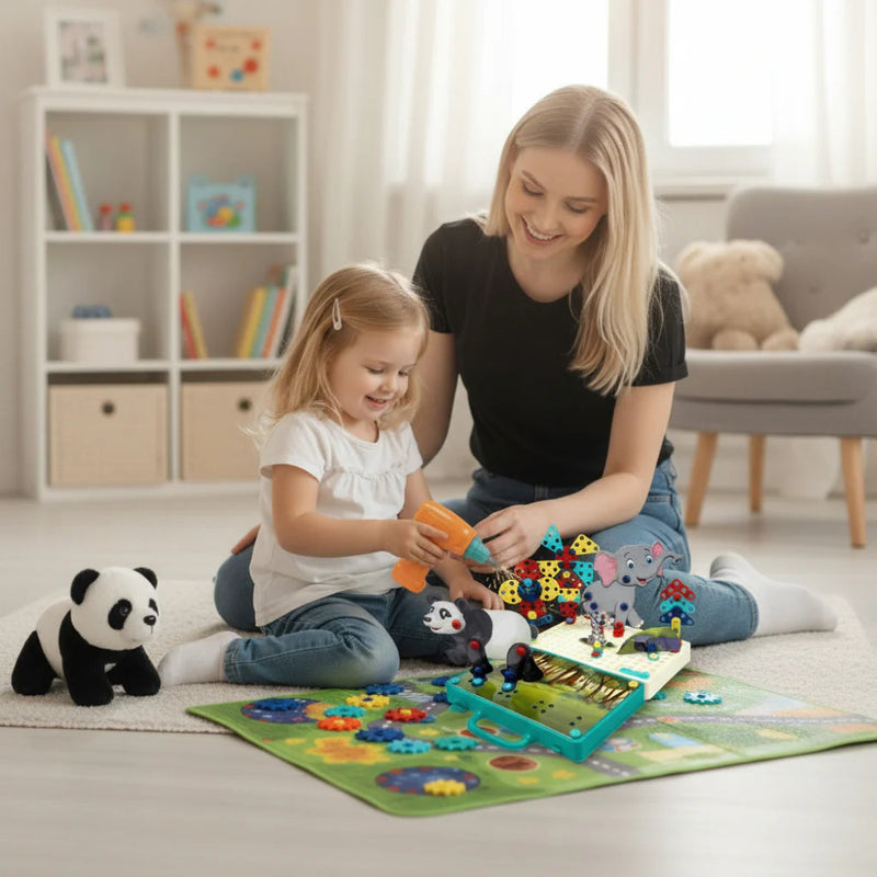 Toyiq Junior Engineer 3D Creative Kit Box Animal
